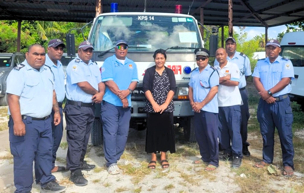 Two new fire-truck arrived in Kiritimati Islands