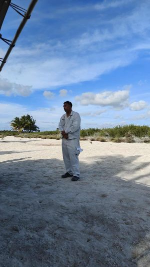 New temporary landfill in Kiritimati